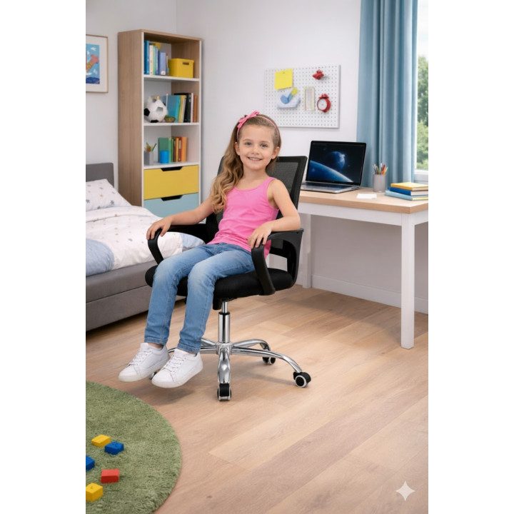 FOTEL KRZESŁO BIUROWE Z55 BLACK DLA DZIECI
