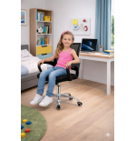 FOTEL KRZESŁO BIUROWE Z55 BLACK DLA DZIECI