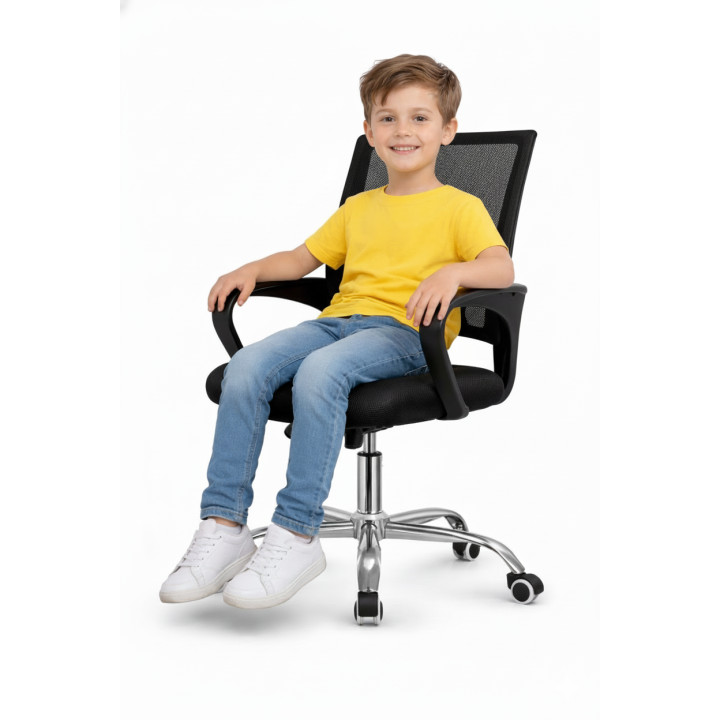 FOTEL KRZESŁO BIUROWE Z55 BLACK DLA DZIECI