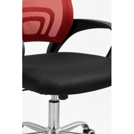 FOTEL KRZESŁO BIUROWE Z55 CZERWONY DLA DZIECI
