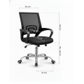 FOTEL KRZESŁO BIUROWE Z55 BLACK DLA DZIECI