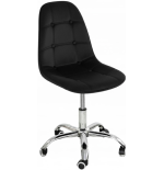 Krzesło biurowe, obrotowe, do biurka,gabinetu regulowane VIENA velvet czarne