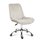 Krzesło/fotel biurowy dla gabinetu, pracowni, kosmetyczne NOTO velur BEŻOWY