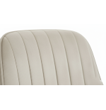 Krzesło/fotel biurowy dla gabinetu, pracowni, kosmetyczne NOTO velur BEŻOWY