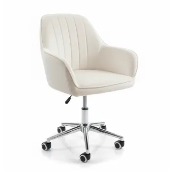 Krzesło/fotel biurowy dla dziecka, salonu, pracowni TRIVAGO PREMIUM BEŻOWY