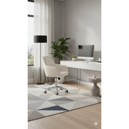 Krzesło/fotel biurowy dla dziecka, salonu, pracowni TRIVAGO PREMIUM BEŻOWY