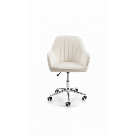 Krzesło/fotel biurowy dla dziecka, salonu, pracowni TRIVAGO PREMIUM BEŻOWY