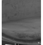 Krzesło skandynawskie nowoczesne do jadalni kuchni MILEO PREMIUM CIEMNO-SZARY VELVET