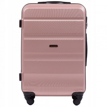 AT01, Średnia walizka podróżna Wings M, Rose gold