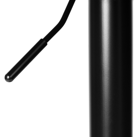 Hoker regulowany loftowy Toledo czarny velvet BL