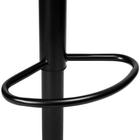 Hoker regulowany loftowy Toledo czarny velvet BL