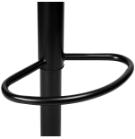 Hoker regulowany loftowy Toledo czarny velvet BL