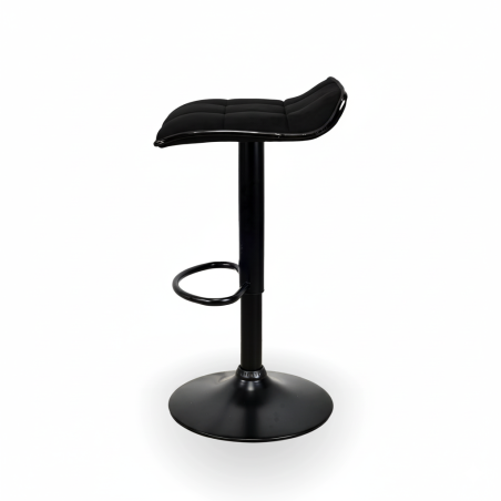 Hoker barowy, kuchenny, regulowany wyspa, czarny, nowoczesny, welur