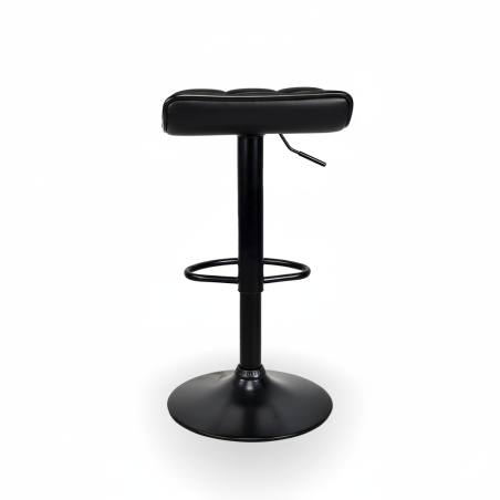 Hoker barowy, kuchenny, regulowany wyspa, czarny, nowoczesny, welur