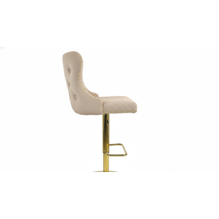 Hoker barowy,do kuchni, salonu, pokoju, wyspa elegancki VELVET BEŻOWY GL