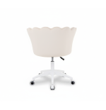 Krzesło/fotel biurowy dla gabinetu, pracowni, kosmetyczne FLOWERS BEŻOWY