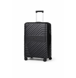 Walizka podróżna, duża, VINCI - PP290 L czarna, Polipropylen, TSA