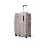 Walizka podróżna, średnia, VINCI - PP24 M kawowa, Polipropylen, TSA