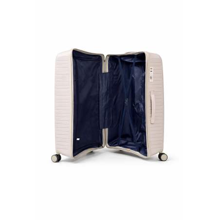 Walizka podróżna, duża, VINCI - PP150 L champagne, Polipropylen, TSA