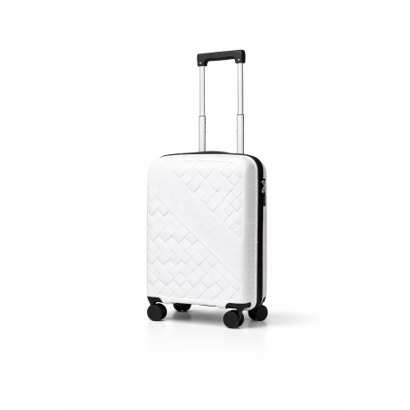 Walizka podróżna, kabinówka, VINCI - PP150 S BIAŁA, Polipropylen, TSA