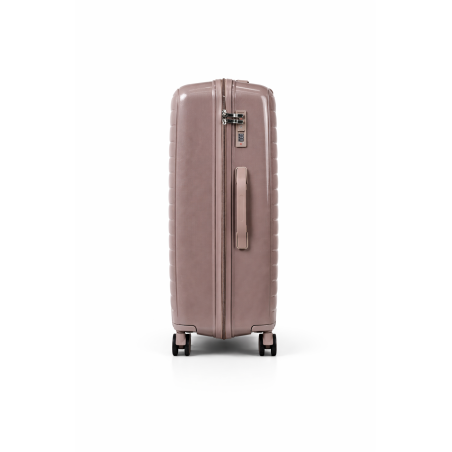 Walizka podróżna, średnia, VINCI - PP450 M kawowa, Polipropylen, TSA