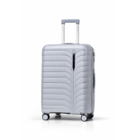 Walizka podróżna, średnia, VINCI - PP24 M SZARA, Polipropylen, TSA