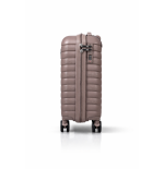 Walizka podróżna, kabinówka, VINCI - PP24 S kawowa, Polipropylen, TSA
