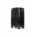 Walizka podróżna, średnia, VINCI - PP016 M CZARNA, Polipropylen, TSA
