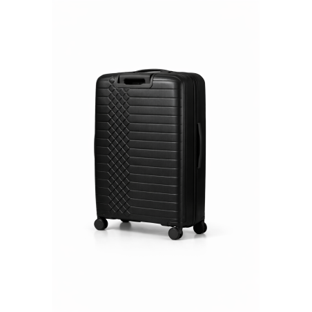 Walizka podróżna, średnia, VINCI - PP450 M CZARNA, Polipropylen, TSA