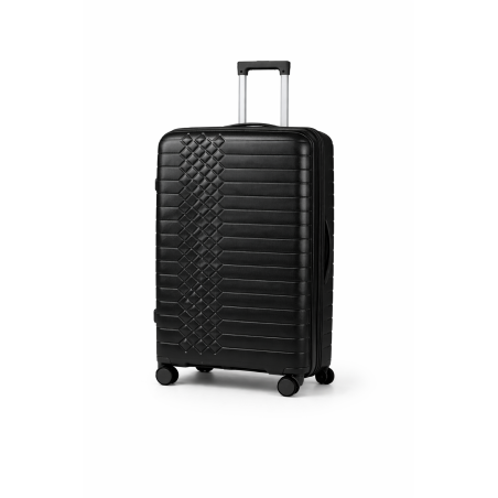 Walizka podróżna, średnia, VINCI - PP450 M CZARNA, Polipropylen, TSA