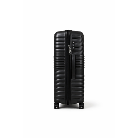 Walizka podróżna, średnia, VINCI - PP290 M czarna, Polipropylen, TSA