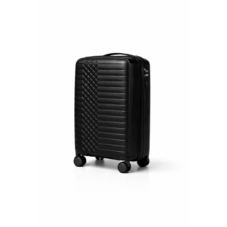 Walizka podróżna, kabinówka, VINCI - PP450 S CZARNA, Polipropylen, TSA