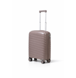 Walizka podróżna, kabinówka, VINCI - PP280 S kawowa, Polipropylen, TSA