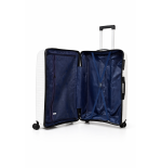 Walizka podróżna, kabinówka, VINCI - PP290 S czarna, Polipropylen, TSA