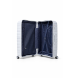 Walizka podróżna, średnia, VINCI - PP24 M CZARNA, Polipropylen, TSA