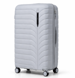 Walizka podróżna, duża, VINCI - PP24 L SZARA, Polipropylen, TSA