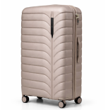 Walizka podróżna, duża, VINCI - PP24 L KAWOWA, Polipropylen, TSA