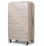 Walizka podróżna, duża, VINCI - PP150 L champagne, Polipropylen, TSA