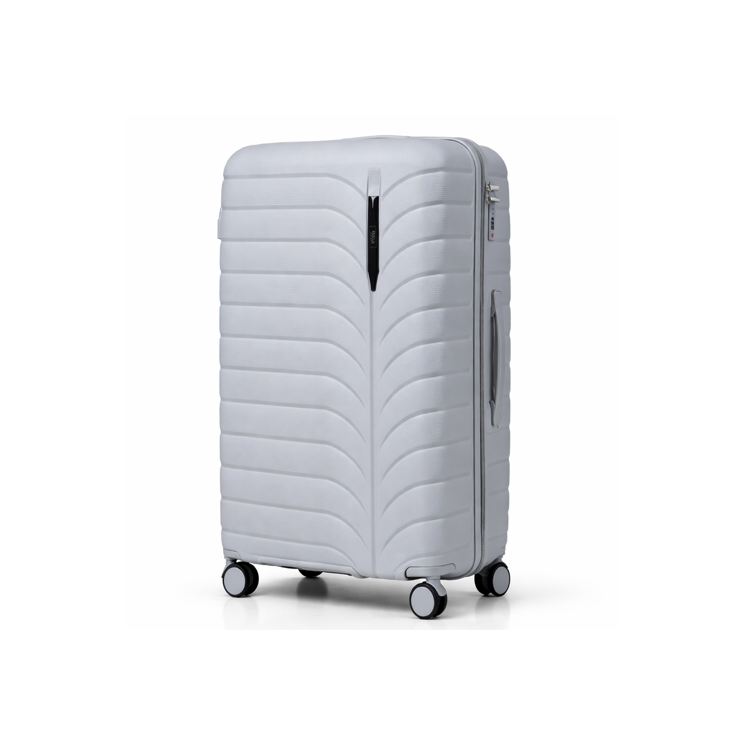 Walizka podróżna, średnia, VINCI - PP24 M SZARA, Polipropylen, TSA