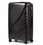 Walizka podróżna, średnia, VINCI - PP120 M czarna, Polipropylen, TSA