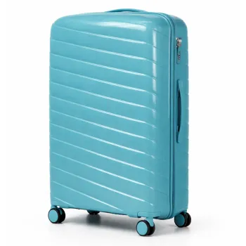 Walizka podróżna, średnia, VINCI - PP280 M ZIELONA, Polipropylen, TSA