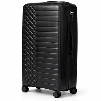 Walizka podróżna, średnia, VINCI - PP450 M CZARNA, Polipropylen, TSA