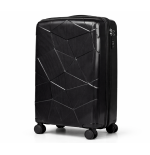 Walizka podróżna, kabinówka, VINCI - PP016 S CZARNA, Polipropylen, TSA