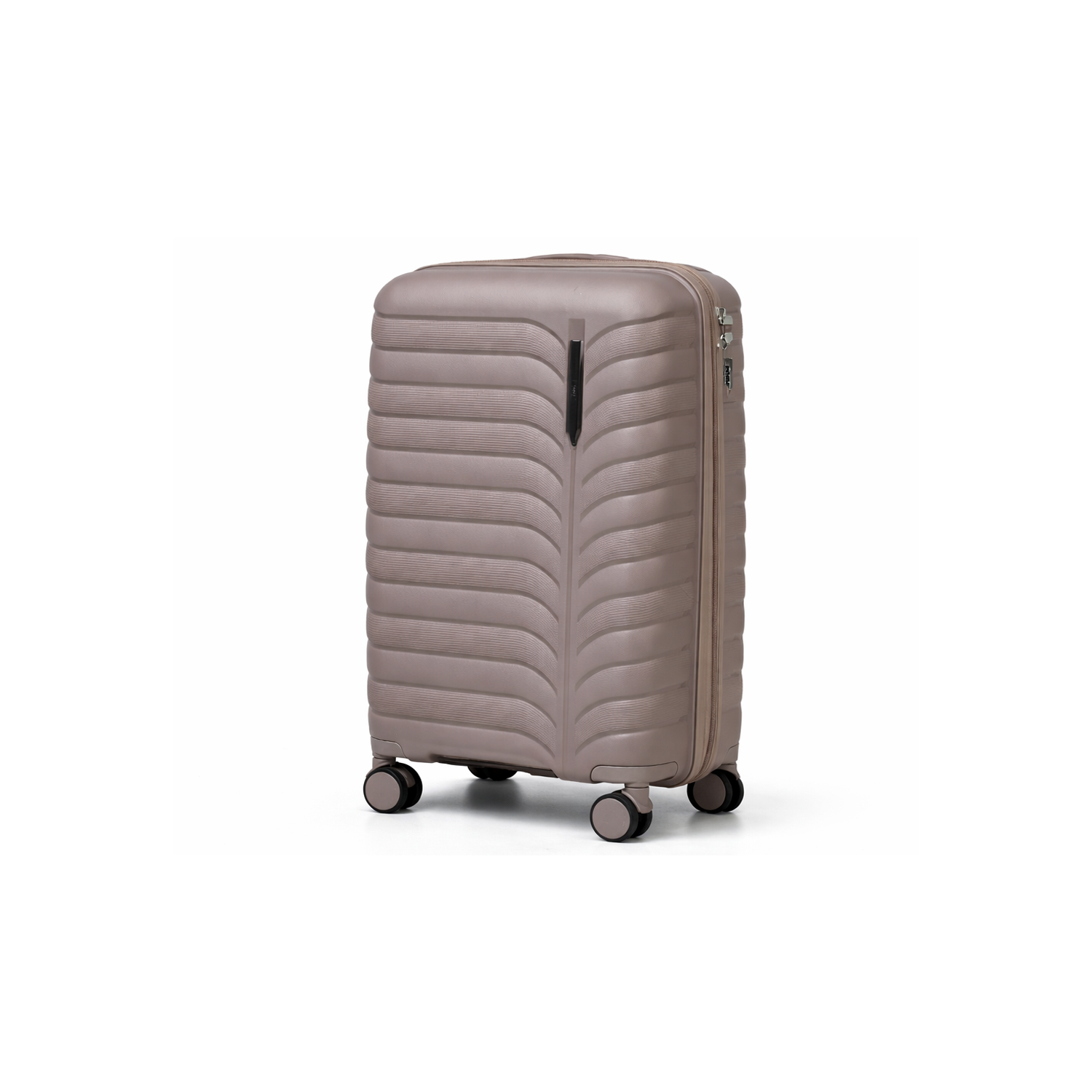 Walizka podróżna, kabinówka, VINCI - PP24 S kawowa, Polipropylen, TSA