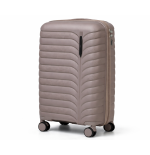 Walizka podróżna, kabinówka, VINCI - PP24 S kawowa, Polipropylen, TSA