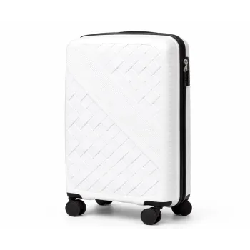 Walizka podróżna, kabinówka, VINCI - PP150 S BIAŁA, Polipropylen, TSA