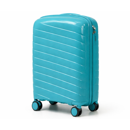 Walizka podróżna, kabinówka, VINCI - PP280 S ZIELONA, Polipropylen, TSA