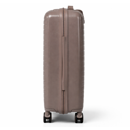 Walizka podróżna, kabinówka, VINCI - PP450 S kawowa, Polipropylen, TSA