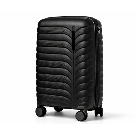 Walizka podróżna, kabinówka, VINCI - PP24 S CZARNA, Polipropylen, TSA