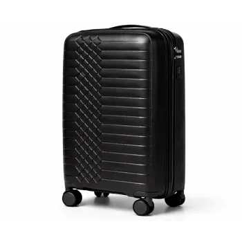 Walizka podróżna, kabinówka, VINCI - PP450 S CZARNA, Polipropylen, TSA